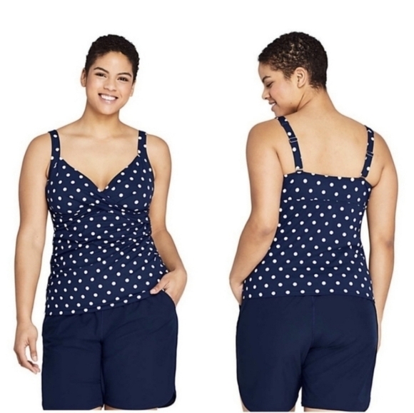 Lands' End twist tankini top - Picture 9 of 9